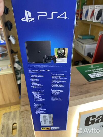 Sony PlayStation 4 Slim 500Гб + COD MW II новые