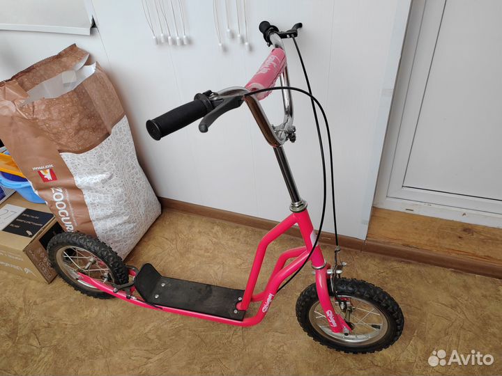 Самокат детский двухколесный бу