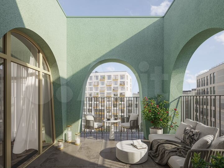 3-к. квартира, 82,5 м², 6/13 эт.