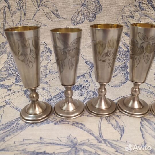 Рюмка серебро винтаж