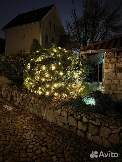 Декоративная подсветка дома
