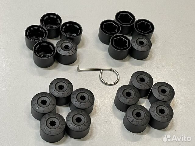 Колпачки на колесные болты vw 17мм + на секретки