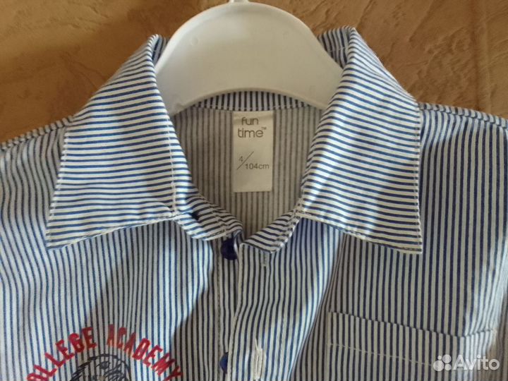 Рубашка на мальчика 104