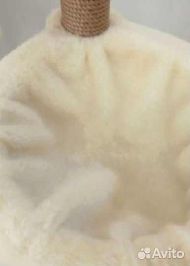 Крутая когтеточка с домиком высота 126 см.(1010) c специальной гарантией