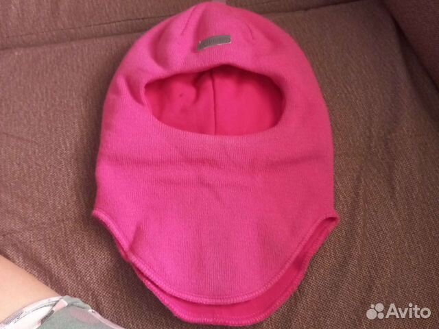 Шапка шлем для девочки 50 52