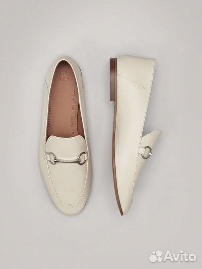 Massimo Dutti мокасины с пряжкой, нат.кожа, 39-40