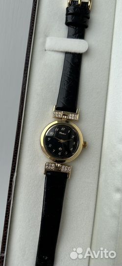 Золотые часы platinor 