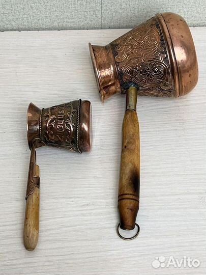 Турка для кофе медная