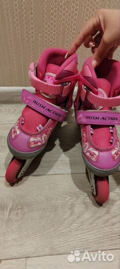 Роликовые коньки детские раздвижные