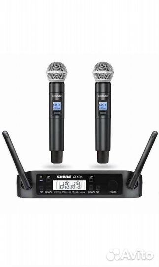 Радиомикрофон shure 2 шт