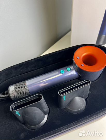 Фен dyson supersonic hd15 prussian blue/topaz