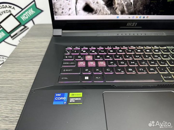 MSI 144Hz 16 ядер i7-12650 16Gb RTX 4050 8Gb SSD