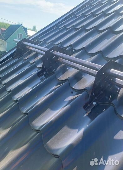 Снегозадержатель с установкой