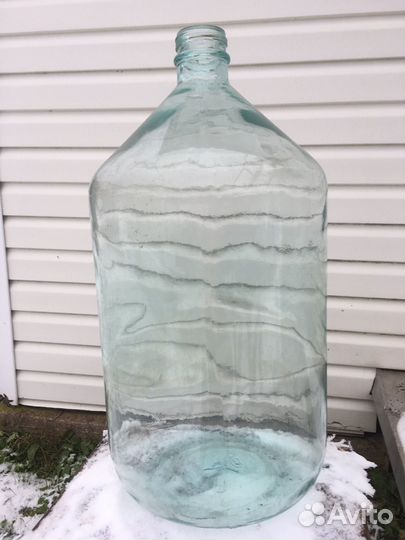Бутылка стеклянная 20 литров