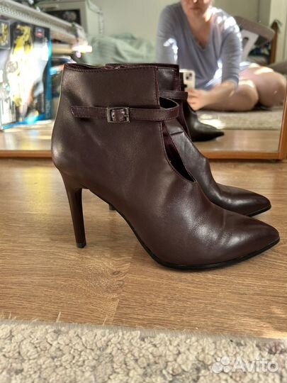 Ботильоны женские 38 размер натуральная кожа