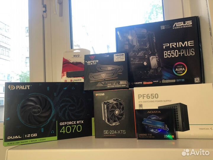 Новый Игровой пк / RTX 4070 / 5 5600 / SSD 1tb