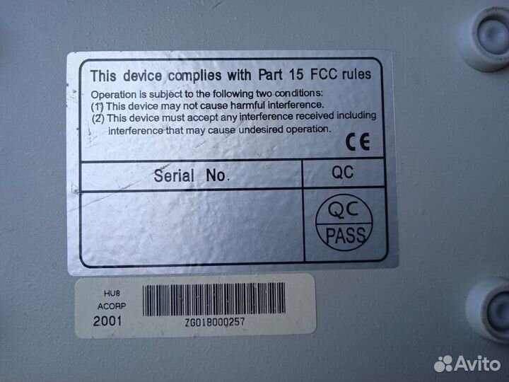 Коммутатор Acorp HU8