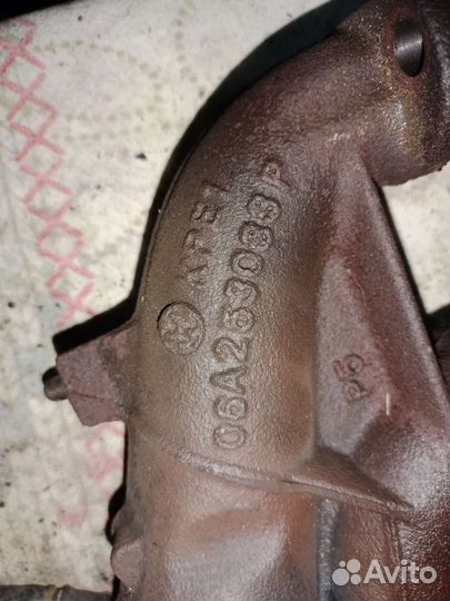 Коллектор выпускной VW audi ADR 1.8 бензин