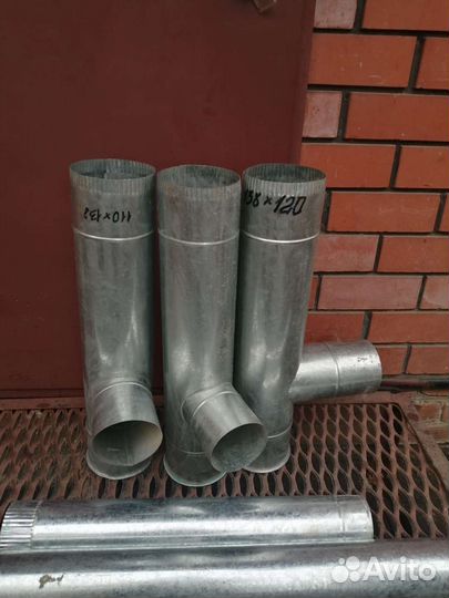 Труба соединительная для дымохода