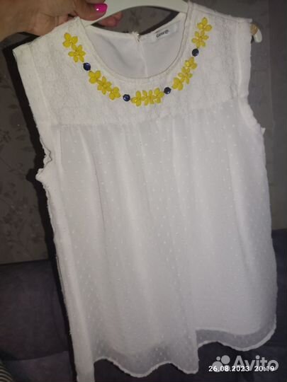 Блузка школьная 140-146