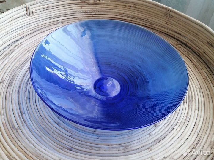 Вазы, салатники, блюда кобальт большие