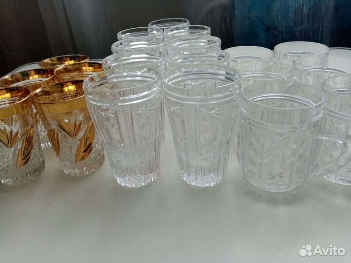 Стаканы из хрусталя