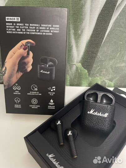Беспроводные наушники marshall minor 3