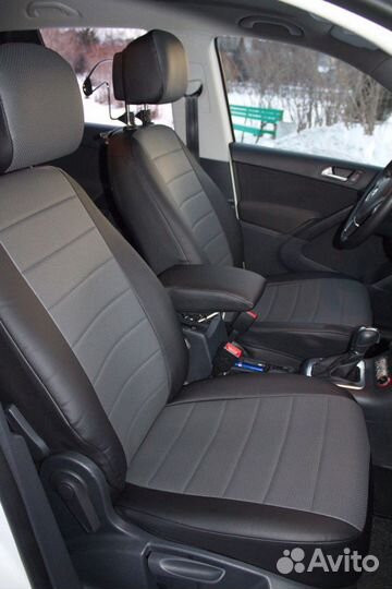 Чехлы из экокожи Автопилот на Фольцваген Тигуан