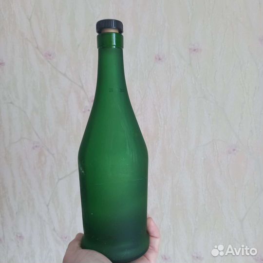 Бутылка зеленого цвета для творчества (6 шт)