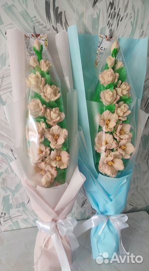 Шоколадные букеты гладиолусы