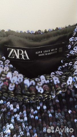Вечернее платье Zara (44 S) с пайетками