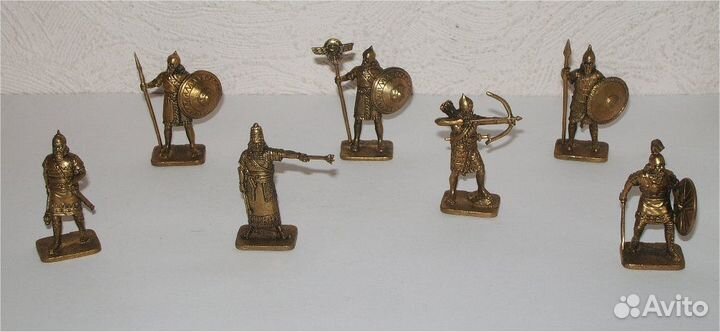 Солдатики Бронзовая Коллекция русичи микены моряки