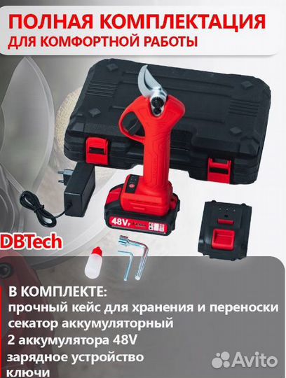 Аккумуляторныи секатор