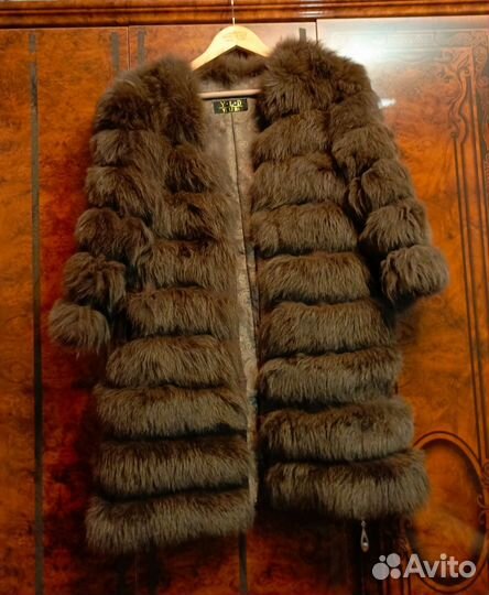 Шуба из песца