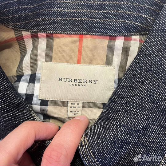 Burberry джинсовая куртка