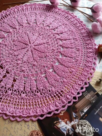 Салфетки на стол круглые