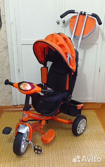 Велосипед детский с ручкой