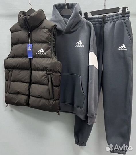 Теплый спортивный костюм adidas