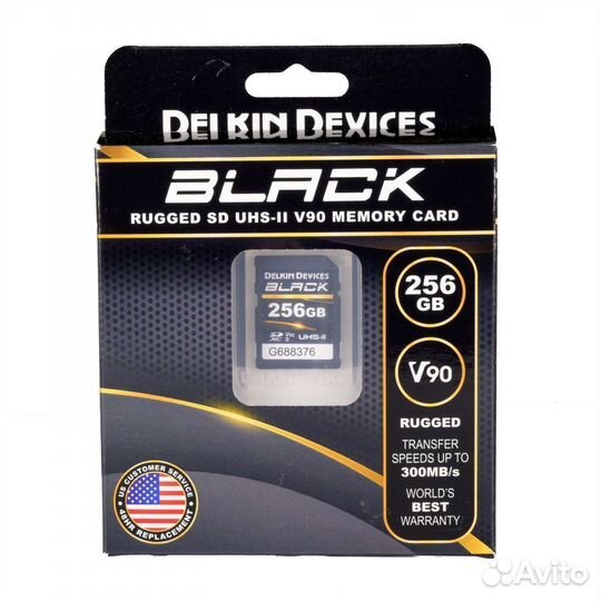 Карта памяти Delkin Devices Black Rugged sdxc 256