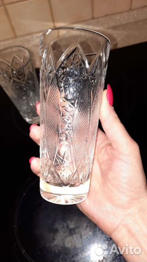 Хрустальные Фужеры и рюмки СССР