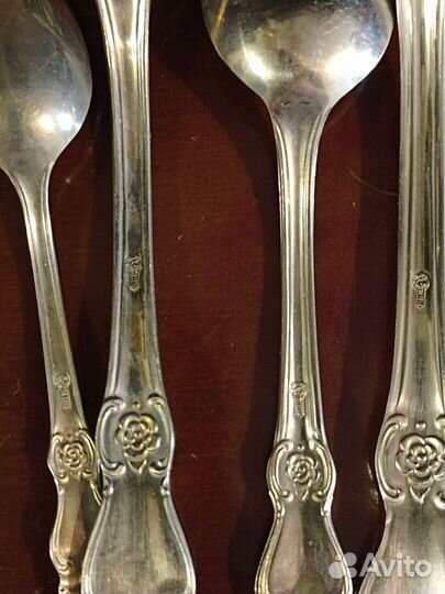 Набор столовых приборов мельхиор СССР