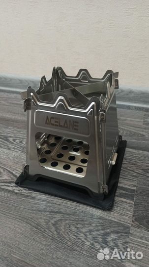 Печь щепочница из нержавеющей стали