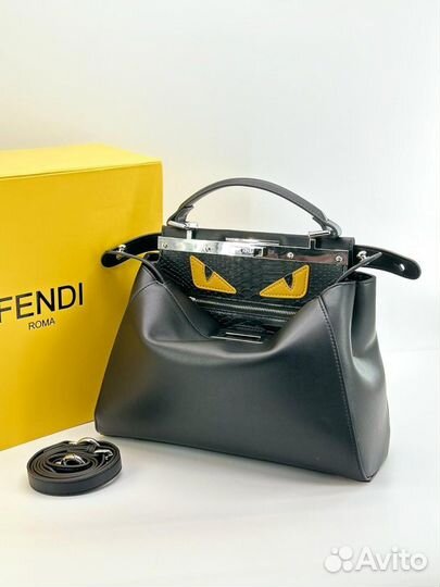 Сумка натуральная кожа женская Fendi