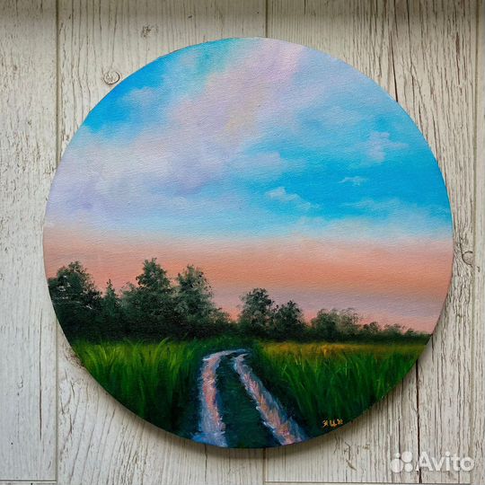 Картина маслом на холсте пейзаж