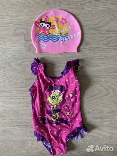 Шапка детская для плавания arena купальник