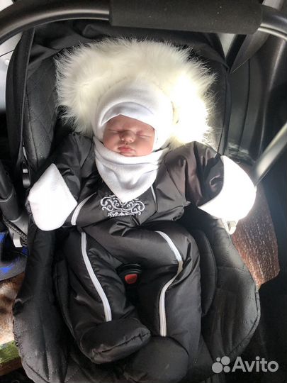 Конверт кокон на выписку