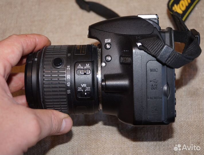 Nikon D3200 18-55 kit 5300 кадров +сумка Доставка