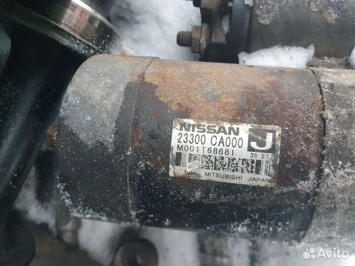 Стартер Nissan VQ35DE vq35de vq35 VQ35 3.5 CVT