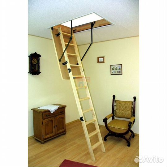 Установка чердачной лестницы