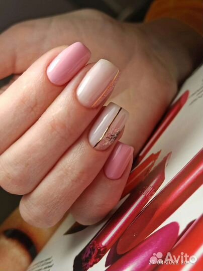 Гель-лак, наращивание ногтей, маникюр, педикюр